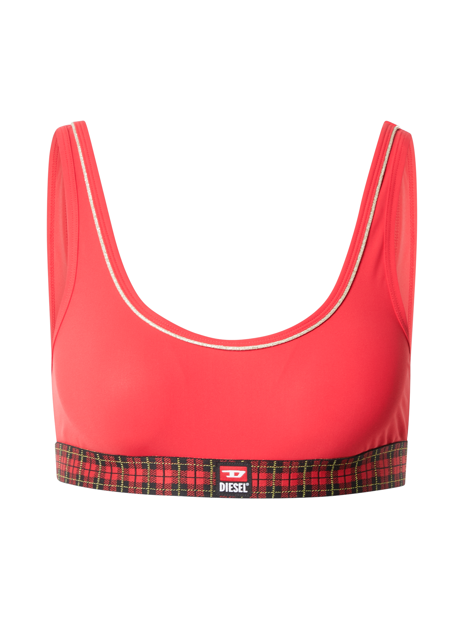 Abbigliamento Moda mare DIESEL Top per bikini BRASS in Rosso 