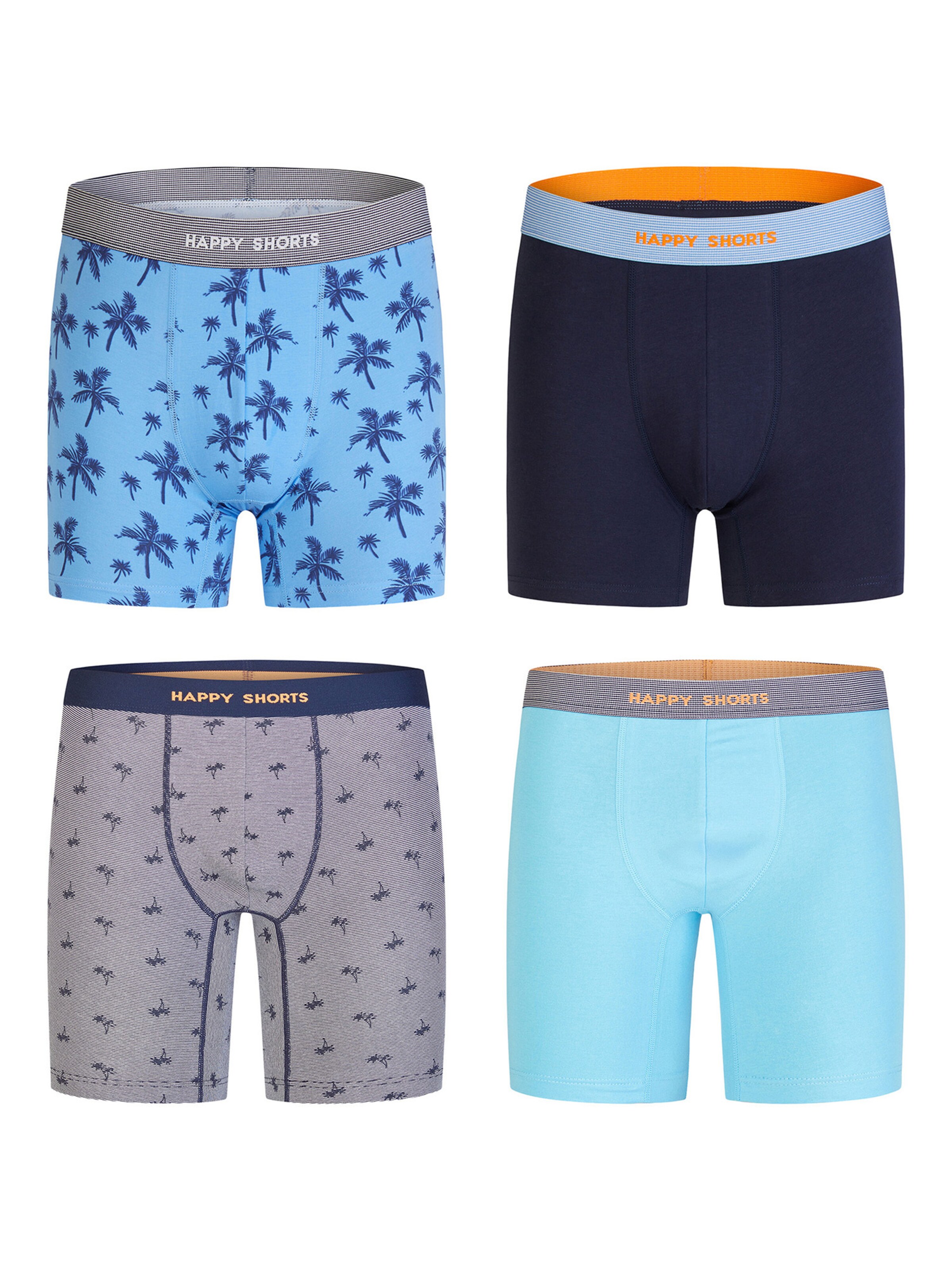 Happy Shorts Boxer ' Motive ' in L in mischfarben, Produktansicht