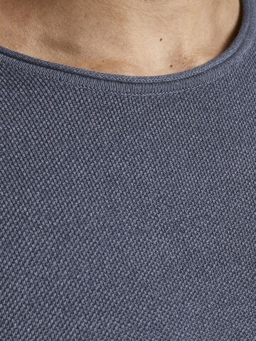 JACK & JONES Klasický střih Svetr 'Hill' – modrá