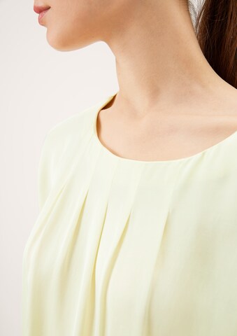 s.Oliver BLACK LABEL Blouse in Yellow