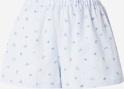 Pižaminės kelnės iš Hunkemöller, spalva – mėlyna / šviesiai mėlyna / alyvuogių spalva, Prekių apžvalga