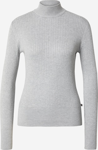 Pull-over QS en gris : devant