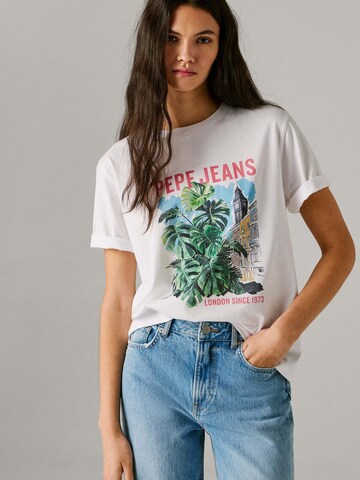 T-shirt 'Martha' Pepe Jeans en blanc
