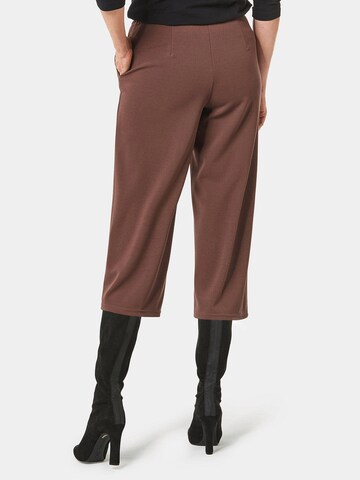 Loosefit Pantalon à plis Goldner en marron