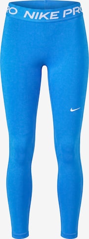 NIKE Workout Pants 'NP 365' in Blue: front
