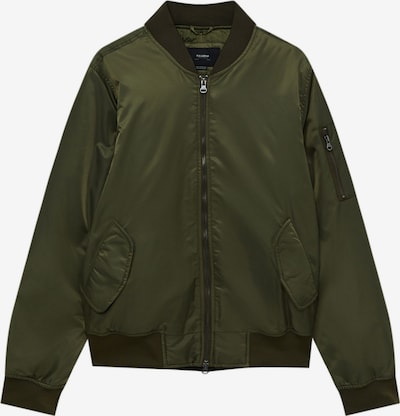 Pull&Bear Prehodna jakna | temno zelena barva, Prikaz izdelka