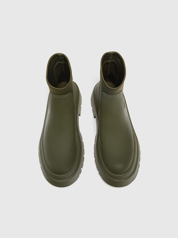 Pull&Bear Chelsea Boots i grønn