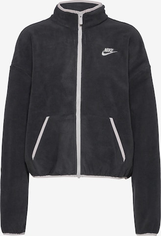 Nike Sportswear Fleece Jacket 'Club Fleece' in Black: front