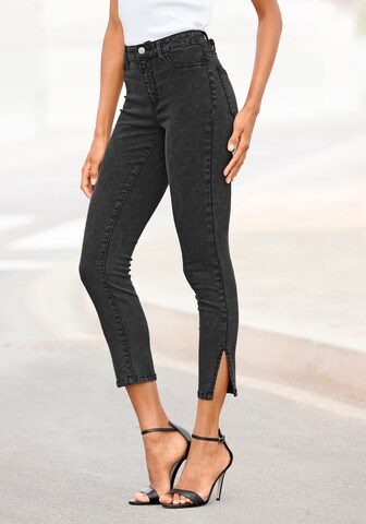 VIVANCE Skinny Jeggings in Black: front