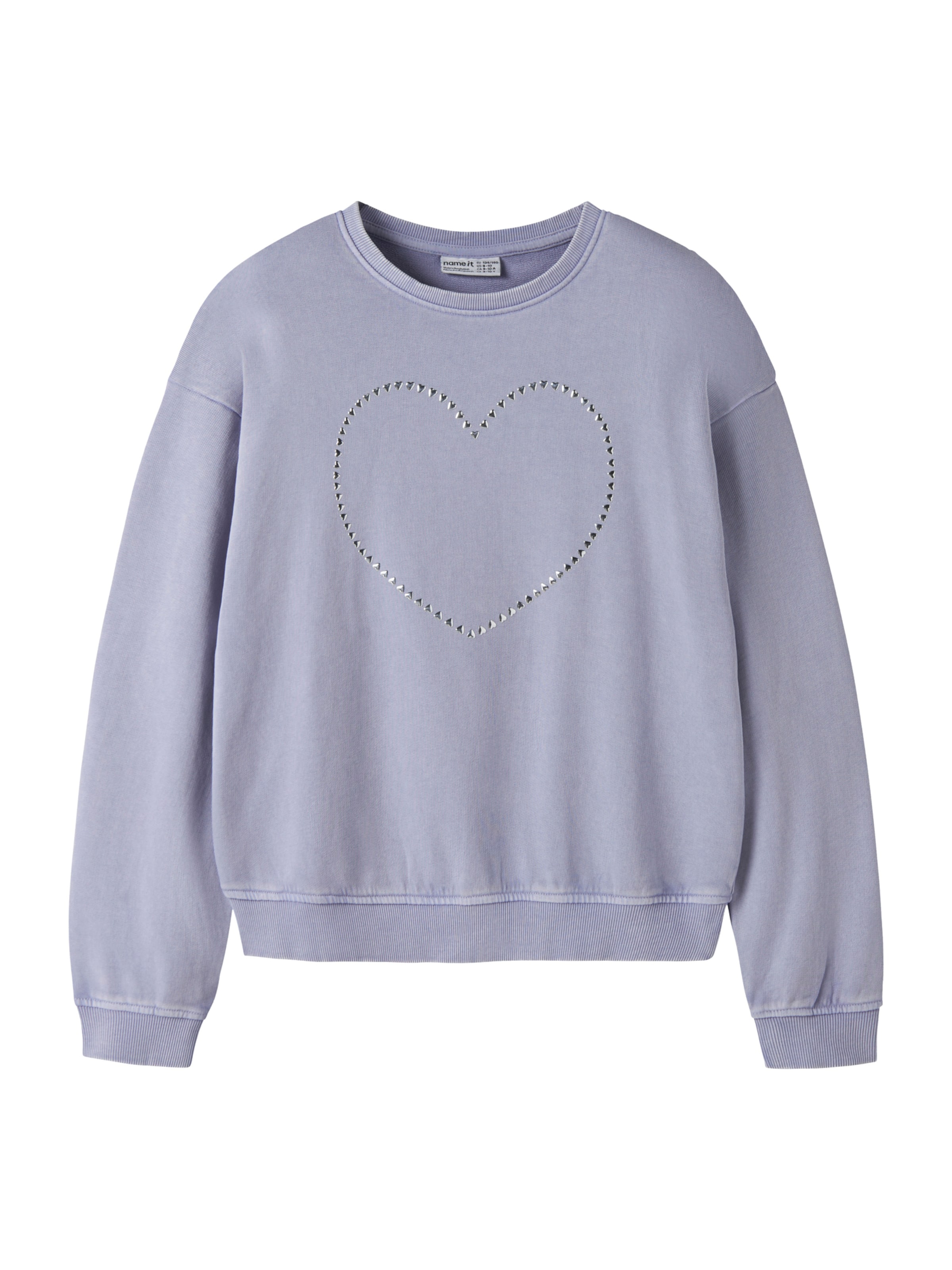 NAME IT - Sudadera 'NKFOSOLA' en lila: frente