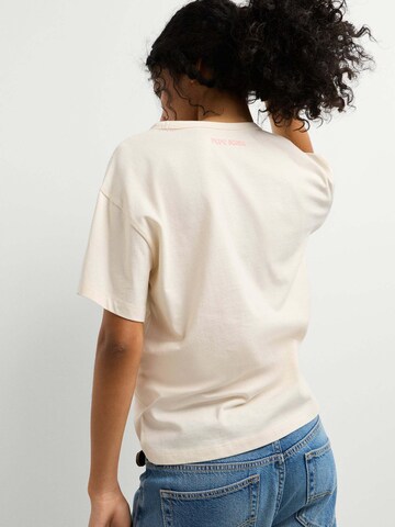 T-shirt ' BREANA ' Pepe Jeans en blanc