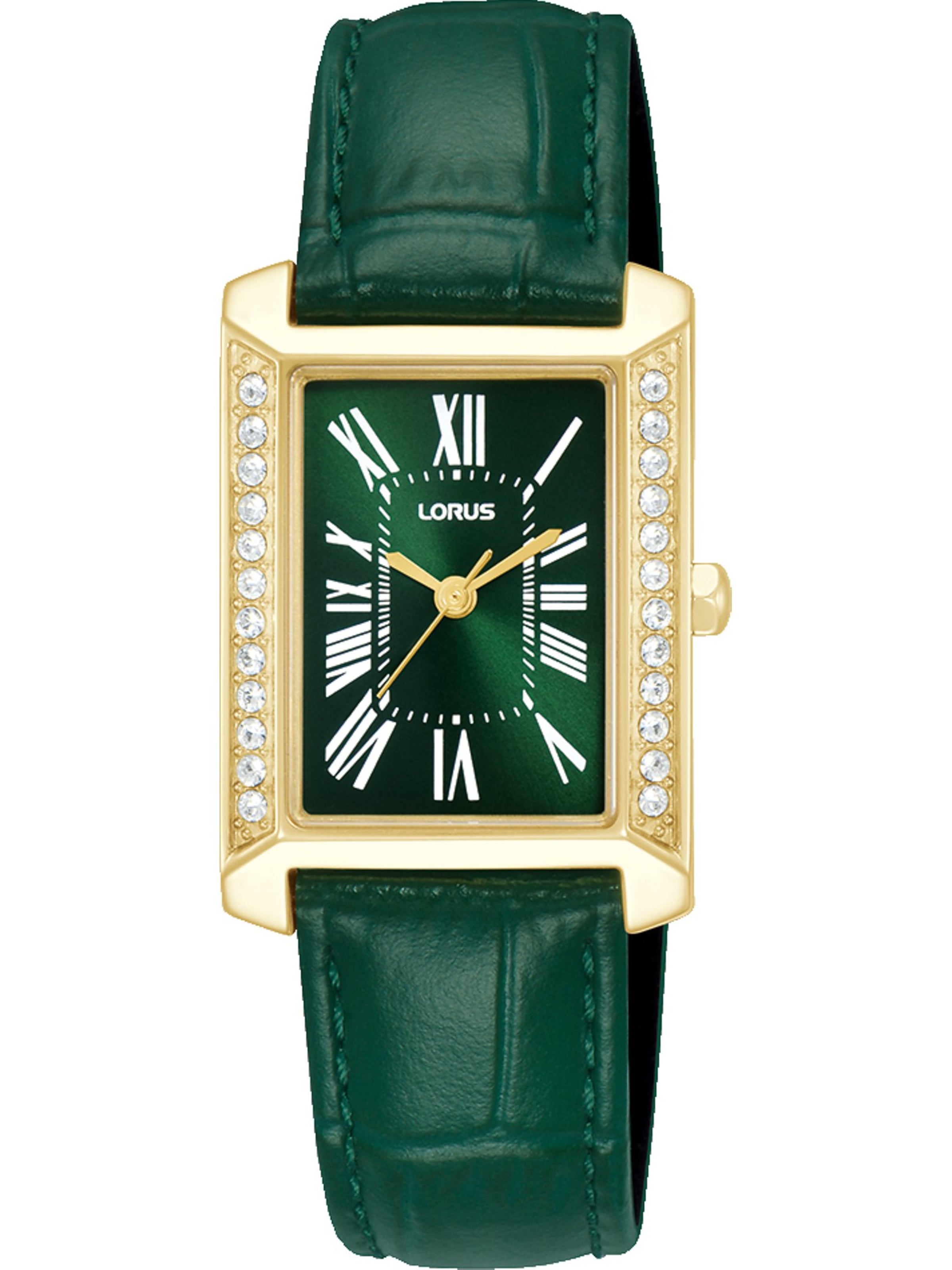 LORUS Analog Watch in Green: front