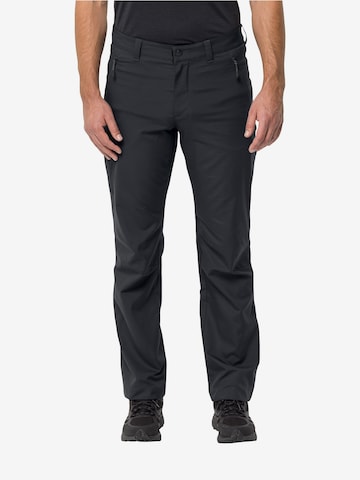 Regular Pantalon outdoor 'Active Track' JACK WOLFSKIN en bleu : devant