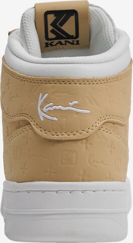 Sneaker alta di Karl Kani in marrone