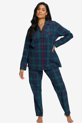 Ulla Popken Pajama in Blue: front