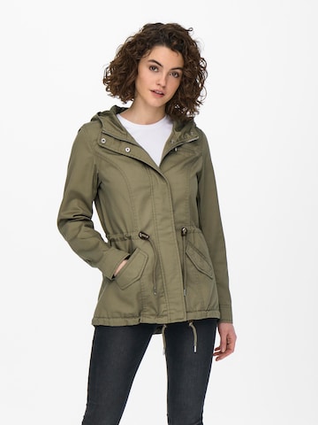 Parka mi-saison 'Lorca' ONLY en vert : devant