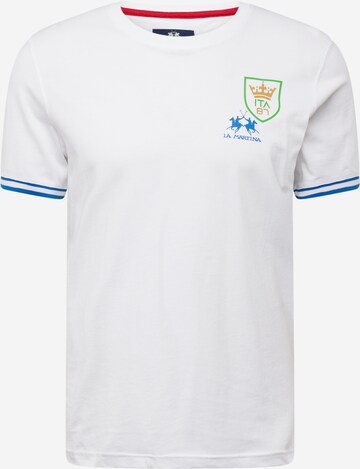 La Martina Shirt in White: front