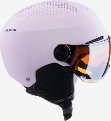 Alpina Helmet 'Zupo Visor' in Pink