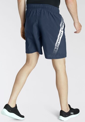 UNDER ARMOUR Regular Sportbroek in Blauw