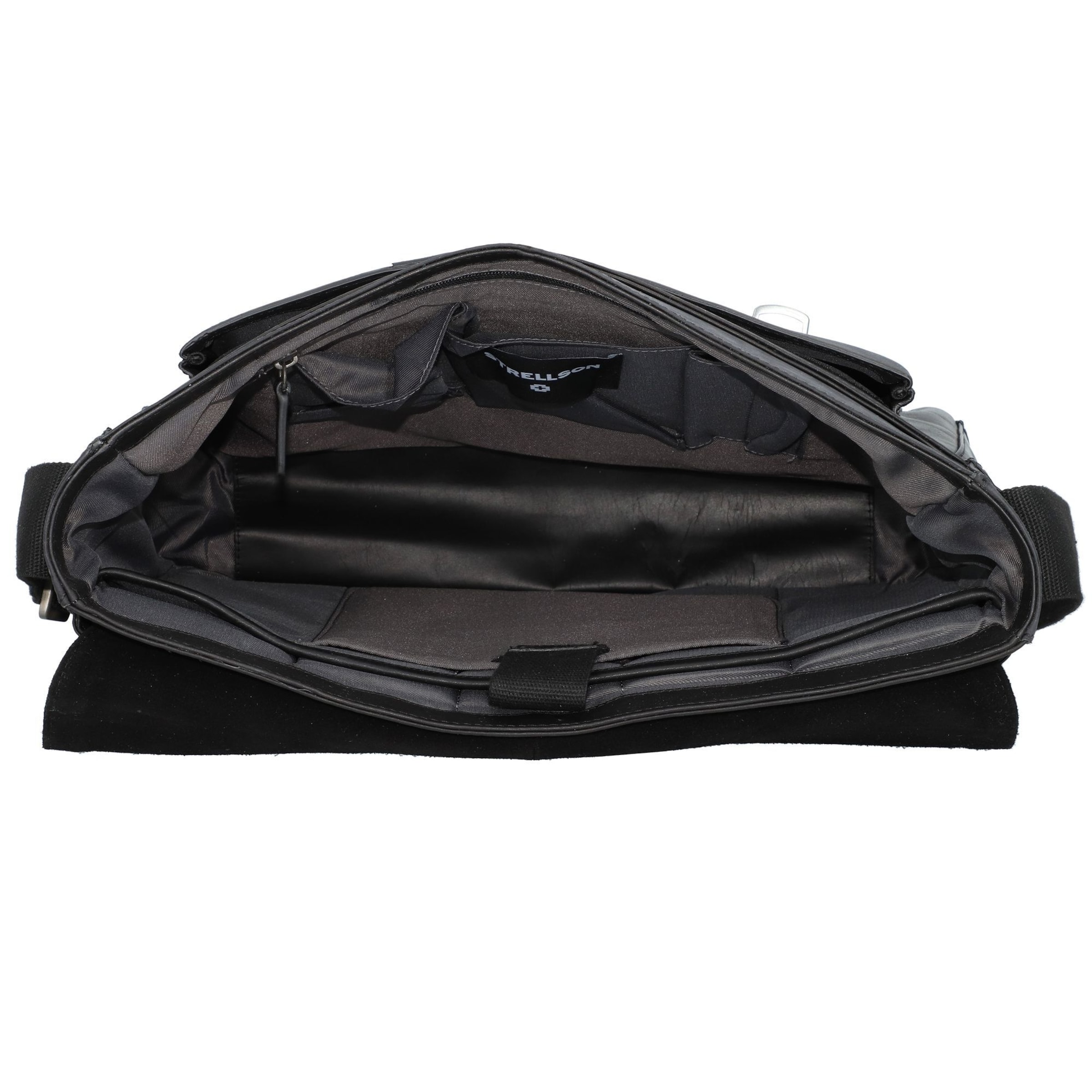 STRELLSON Umhängetasche 'Brick Lane Jeremy' in Schwarz