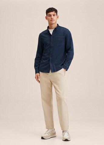 Coupe regular Chemise 'Gocek' MANGO MAN en bleu