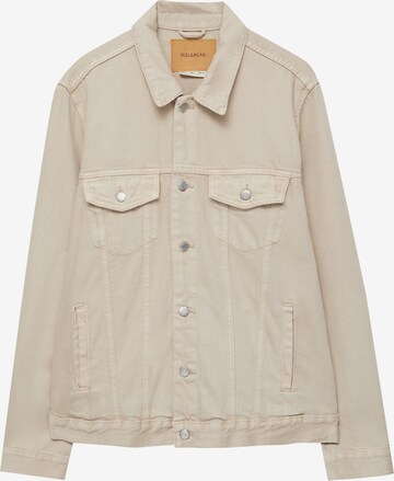 Pull&Bear Tussenjas in Beige: voorkant