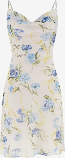 Suknelė 'LINDA' iš GUESS, spalva – smėlio spalva / mėlyna / šviesiai mėlyna / žalia, Prekių apžvalga