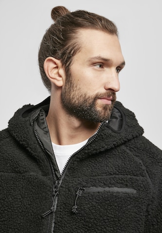 Brandit Fleece Jacket in Black