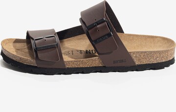 Bayton Mules 'LARDEN' in Brown: front