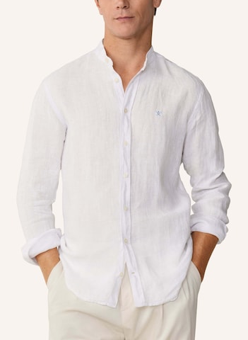 Coupe regular Chemise Hackett London en blanc