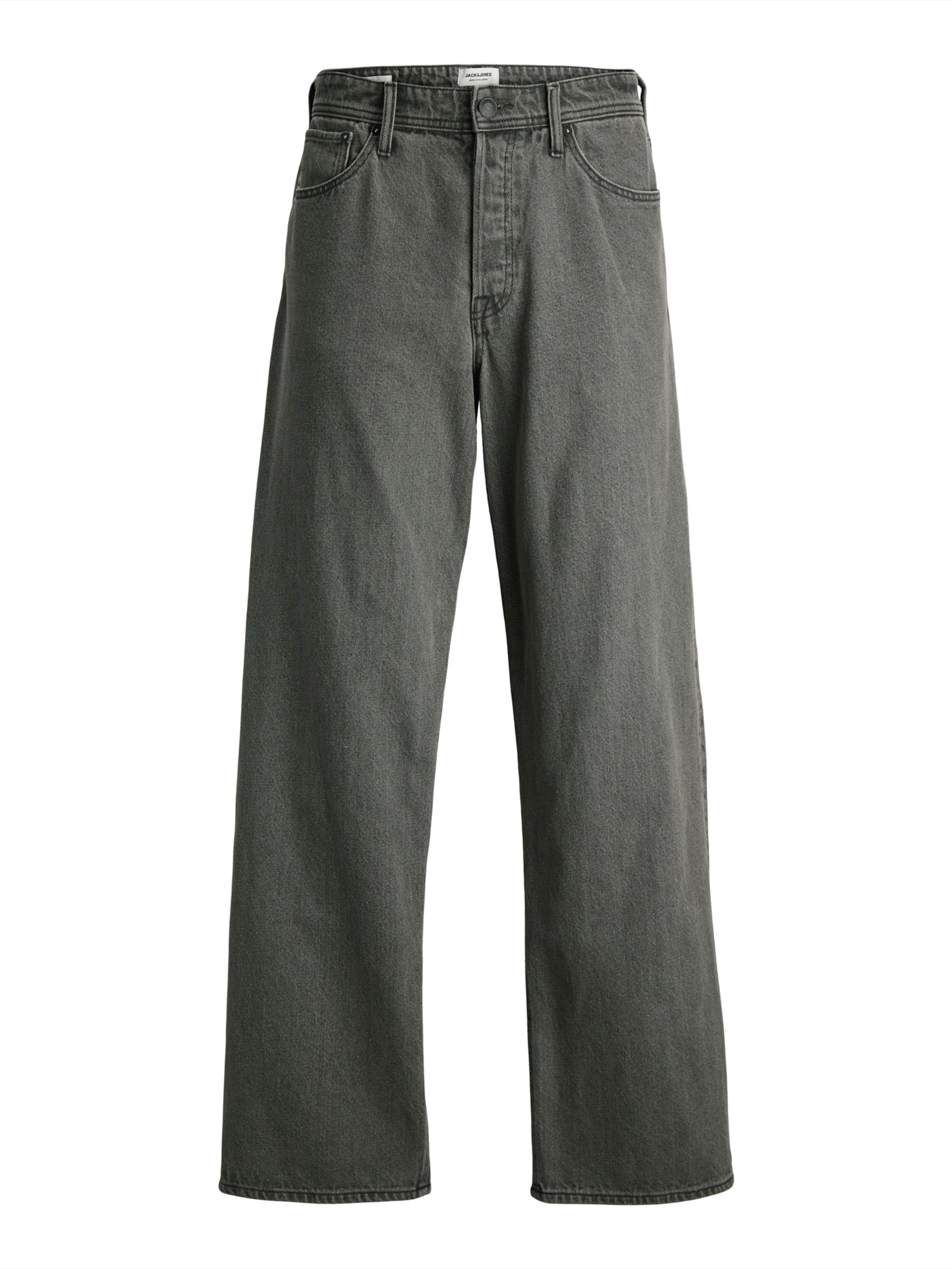 JACK & JONES Vrečasti Kavbojke 'JJIDave JJOriginal' | siva barva: sprednja stran