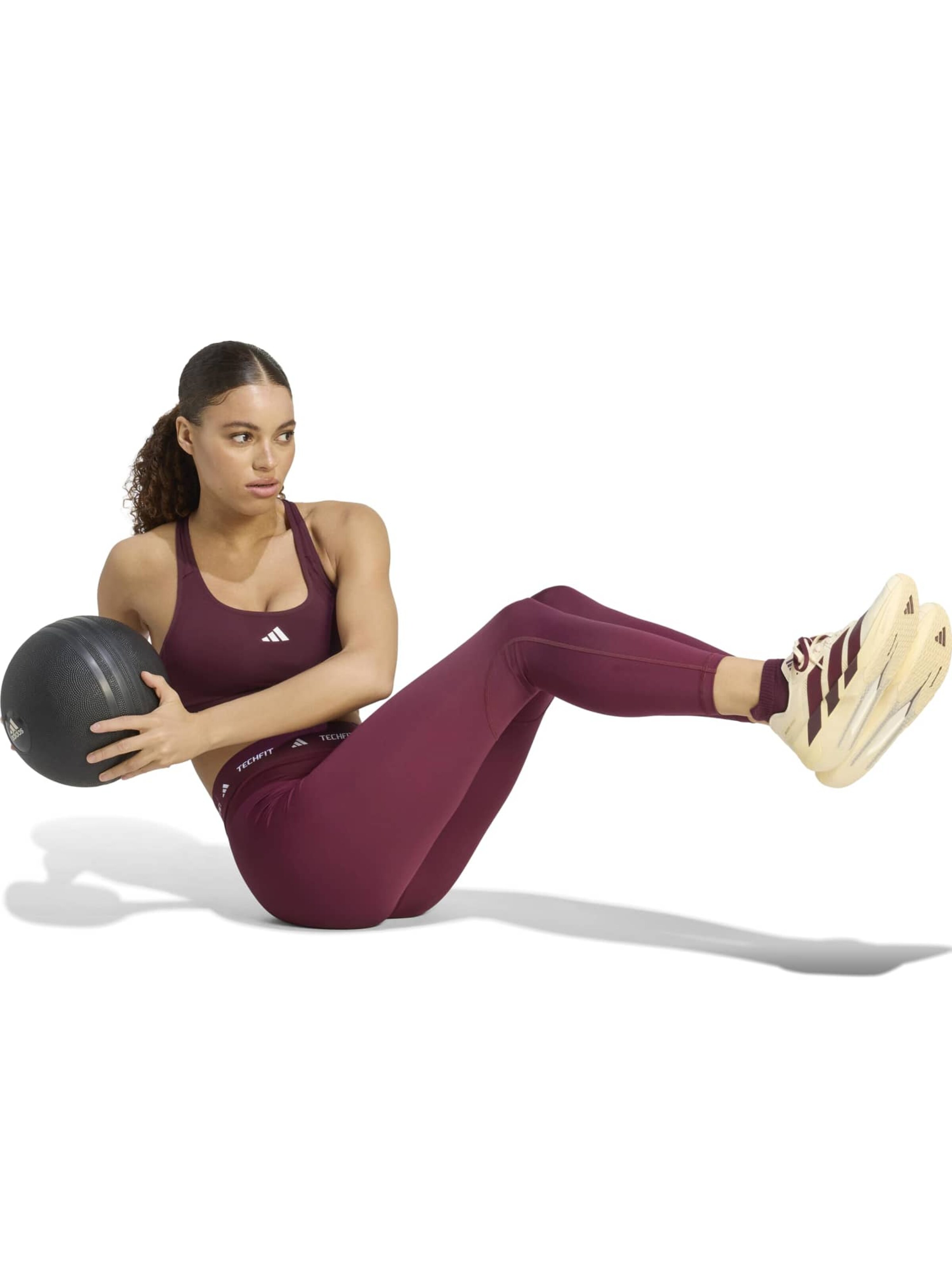 ADIDAS PERFORMANCE - Soutien Bustier Soutien de desporto em castanho
