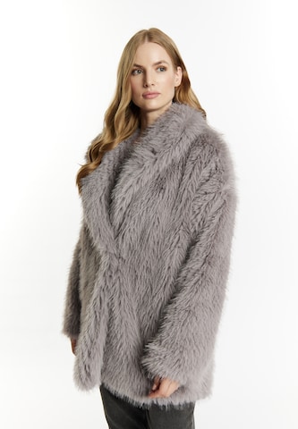 DreiMaster Vintage Winter coat in Grey: front