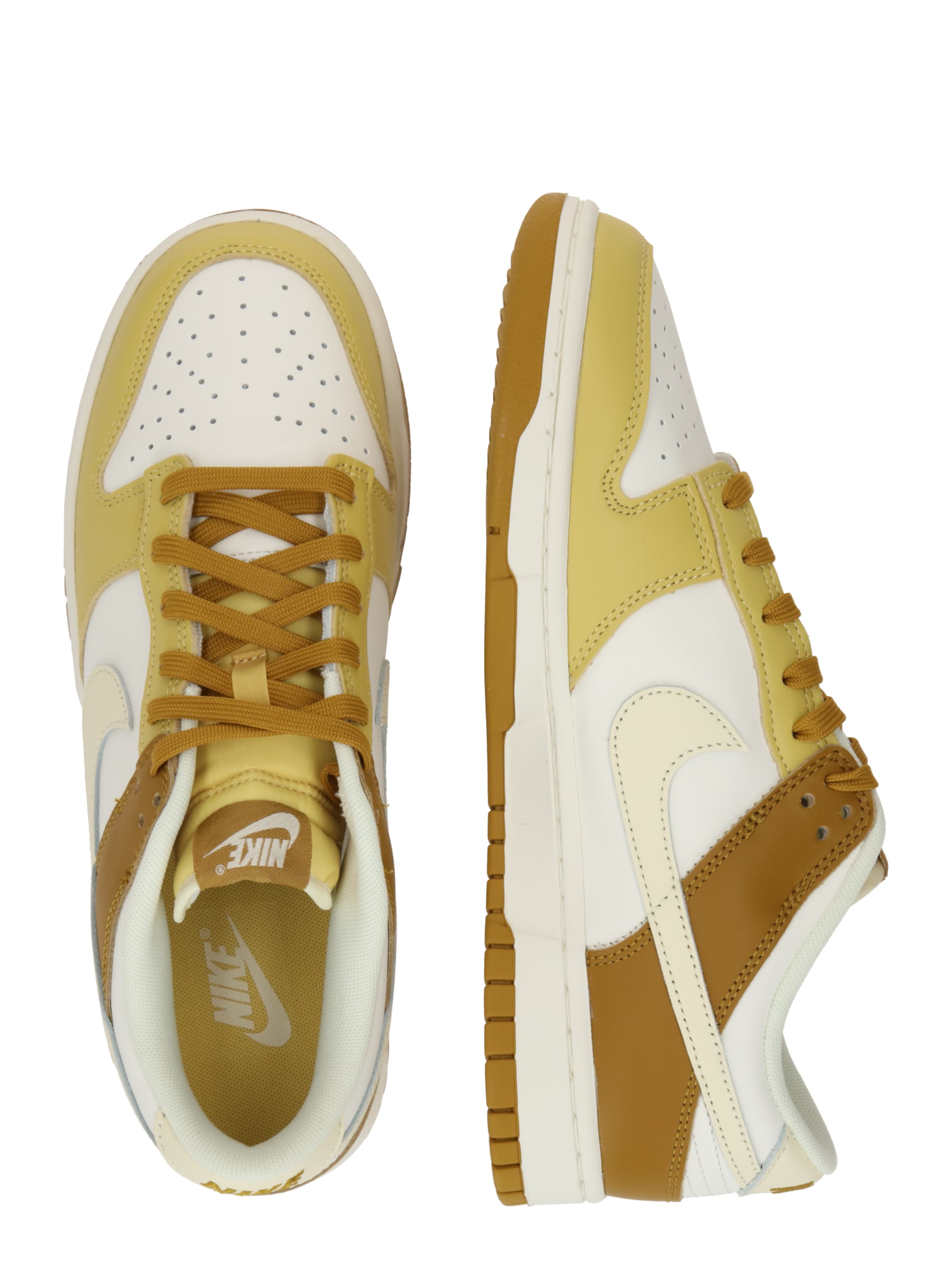 Baskets basses 'Dunk Retro' Nike Sportswear en jaune