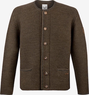 STOCKERPOINT Strikcardigans 'Amaro' i brun: forside