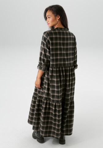 Aniston Shirt Dress in Black