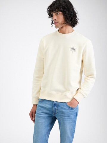 Sweat-shirt G-STAR en beige : devant