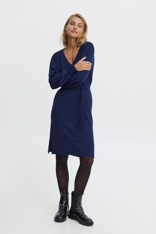 Fransa Knitted dress 'BLUME' in Blue