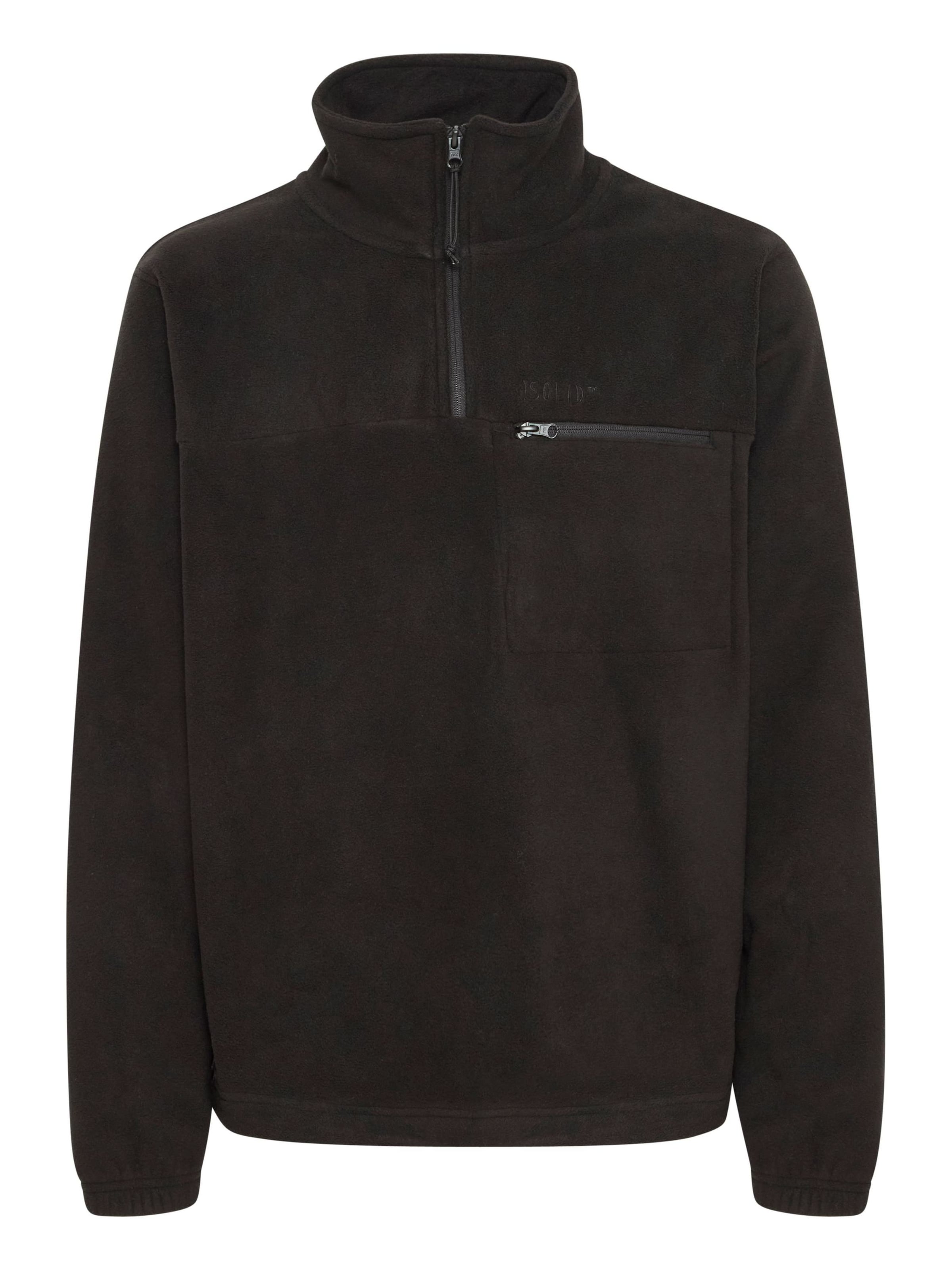 !Solid - Chaqueta polar 'Noobert' en negro: frente