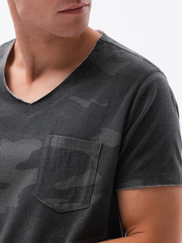 T-Shirt 'S1616' Ombre en gris