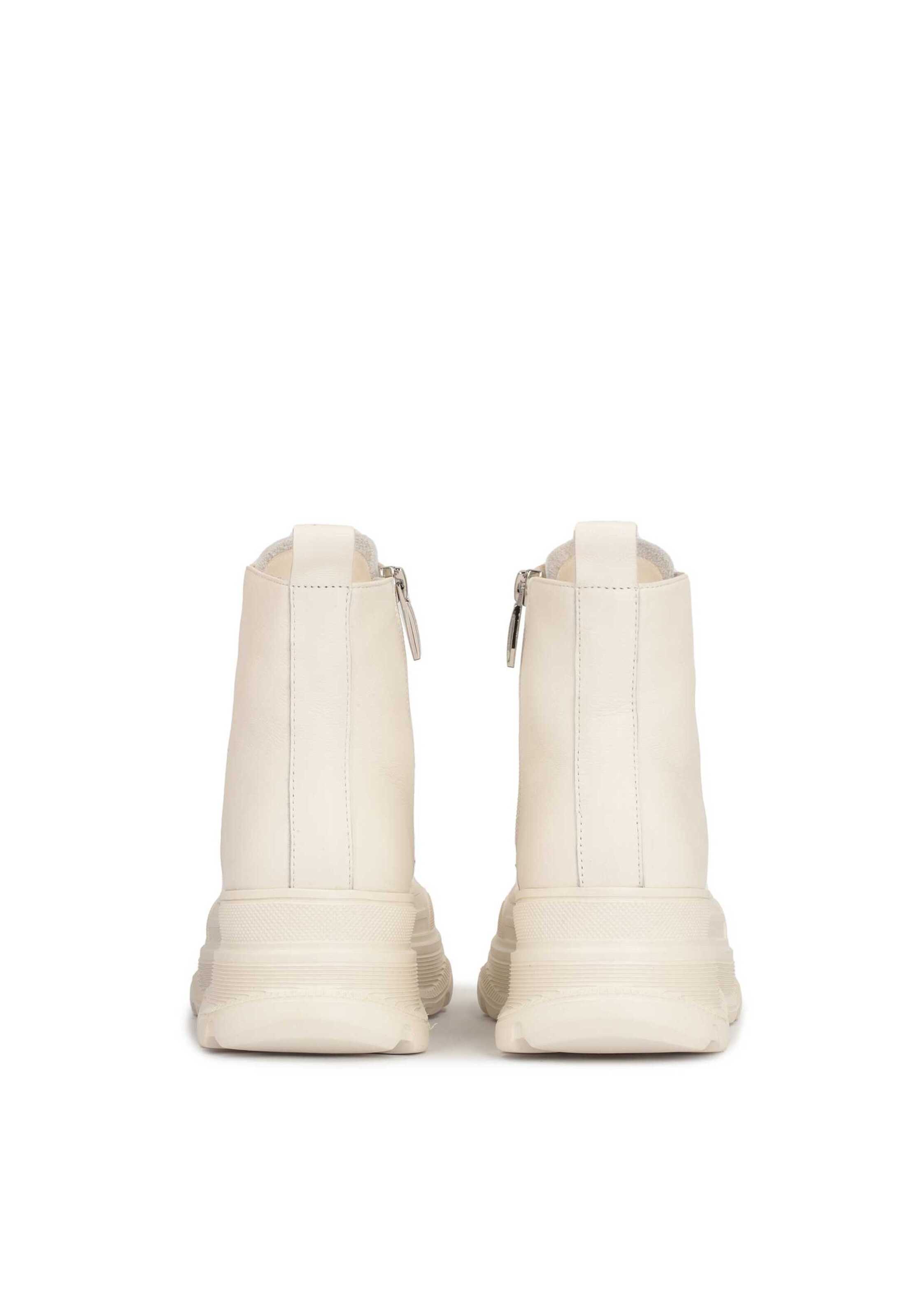 Kazar Studio Lace-up bootie in White