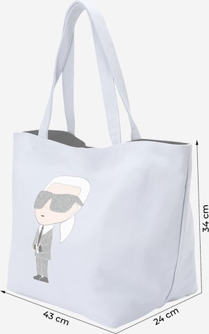 Karl Lagerfeld Μεγάλη τσάντα 'Ikonik 2.0' σε μπλε