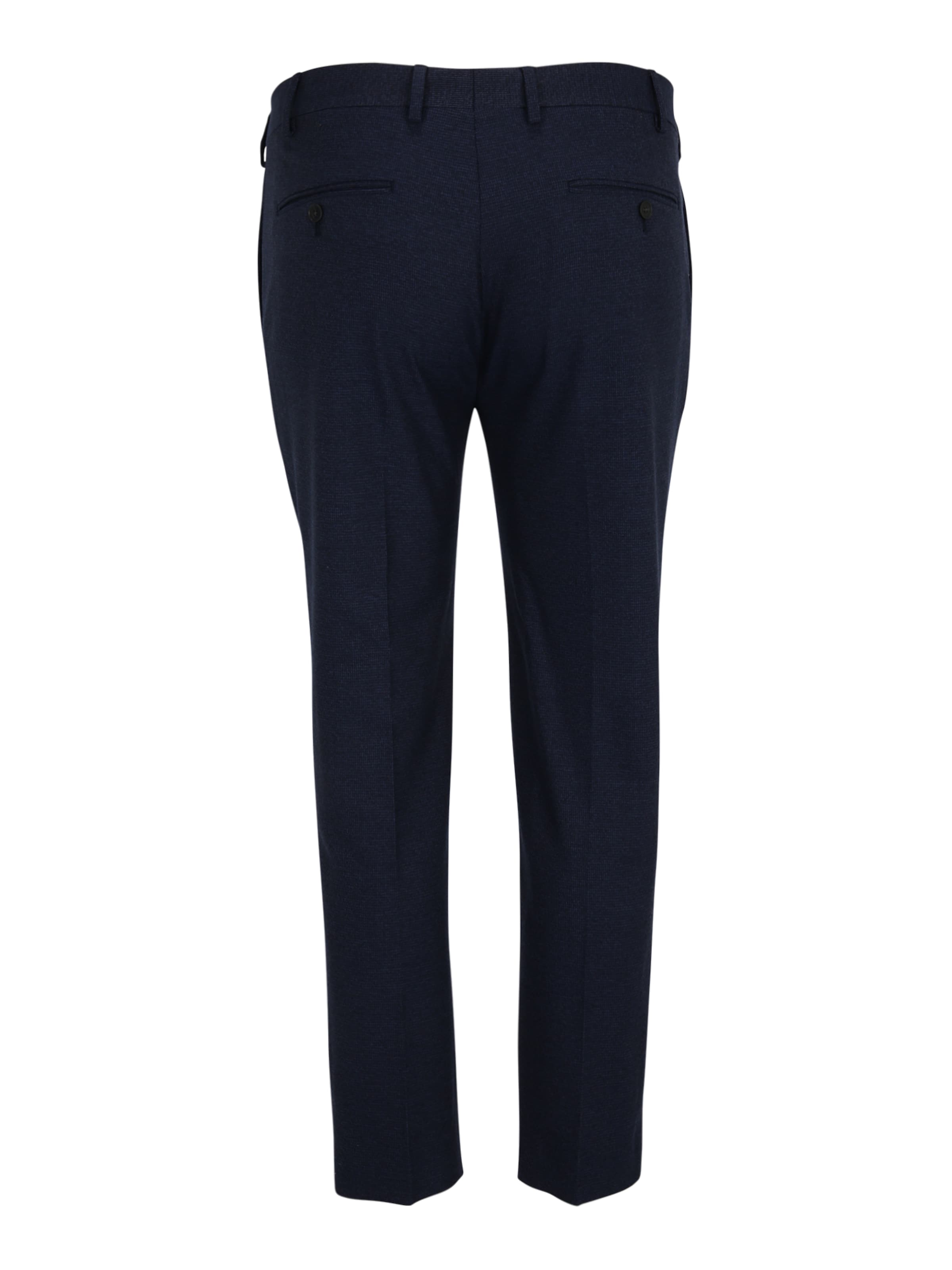 BURTON MENSWEAR LONDON Skinny Bukser med fals 'Marl' i blå