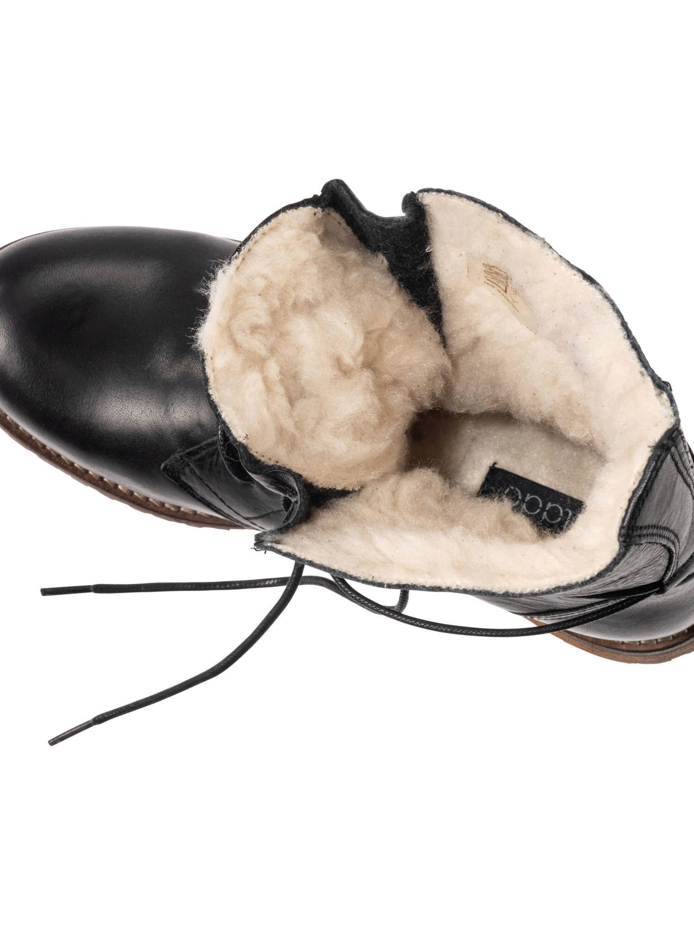 Bottines à lacets 'Kasos' Palado en noir