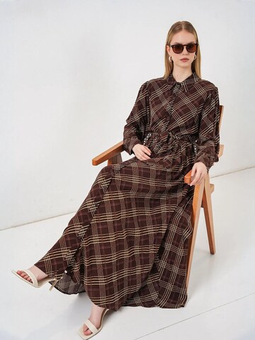 Bigdart Shirt Dress in Brown