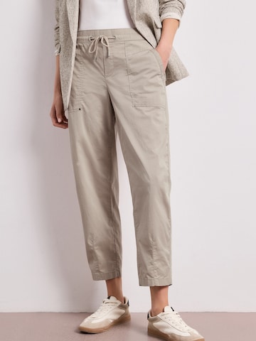 STREET ONE Barrel Pants in Beige: front