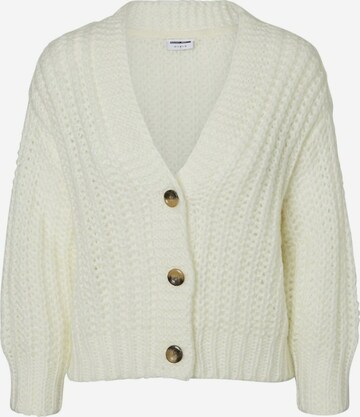 Cardigan Noisy may en blanc : devant