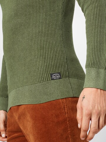 Superdry Regular fit Sweater 'Academy' in Green