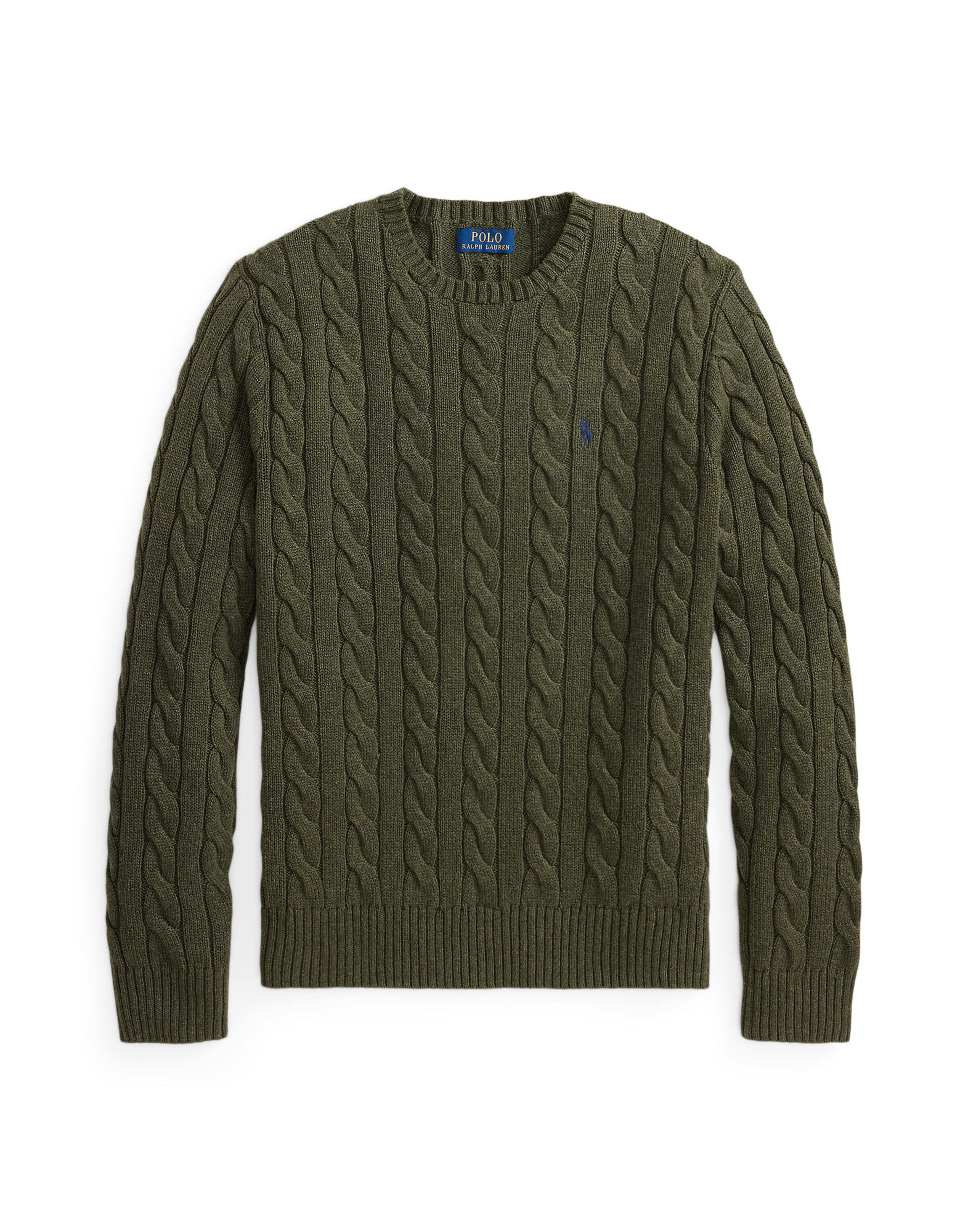 Polo Ralph LaurenRegular Fit Pulover 'DRIVER' - zelena boja: prednji dio