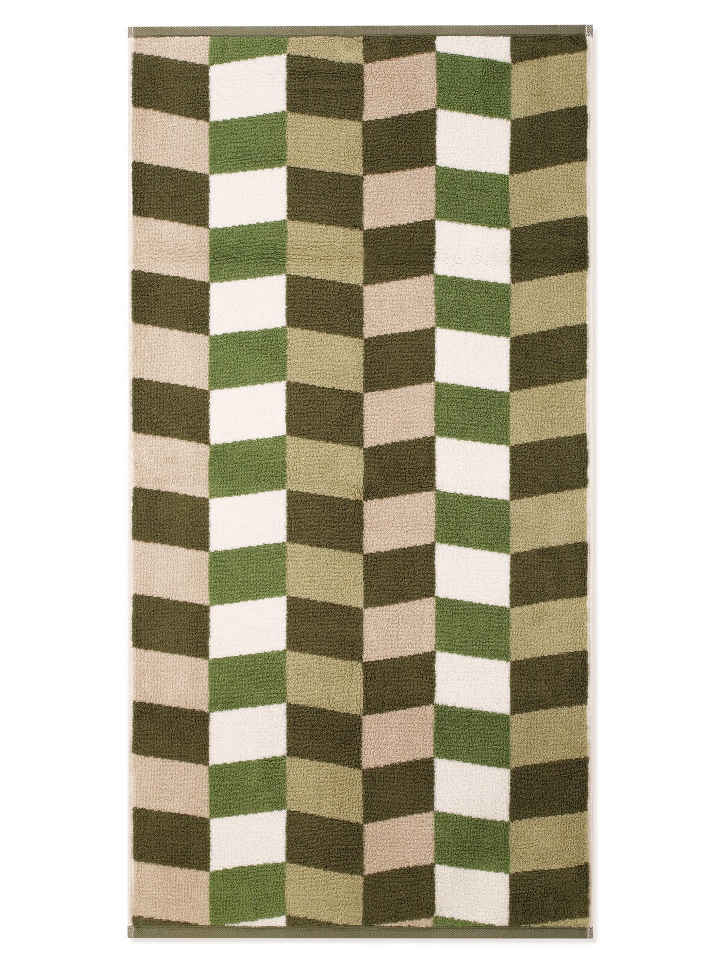 ROSS Towel 'Three Stars' in Green
